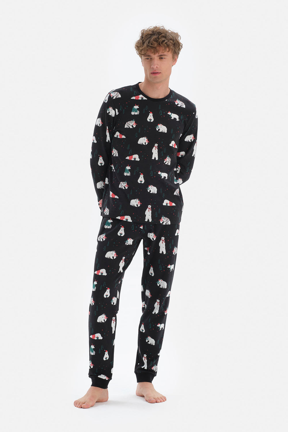 BLACK PYJAMA SET