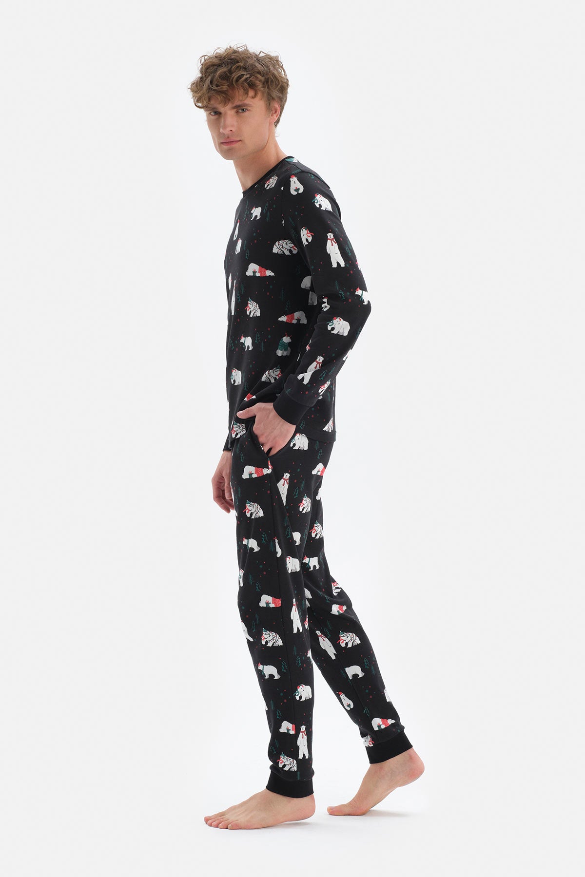 BLACK PYJAMA SET