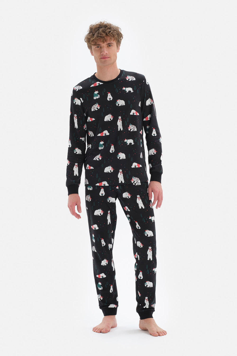 BLACK PYJAMA SET
