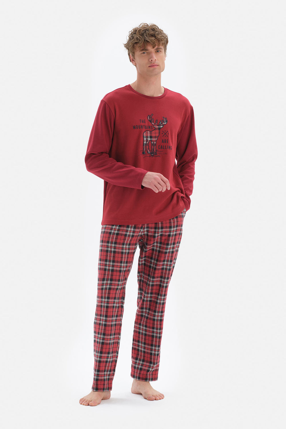 RED PYJAMA SET