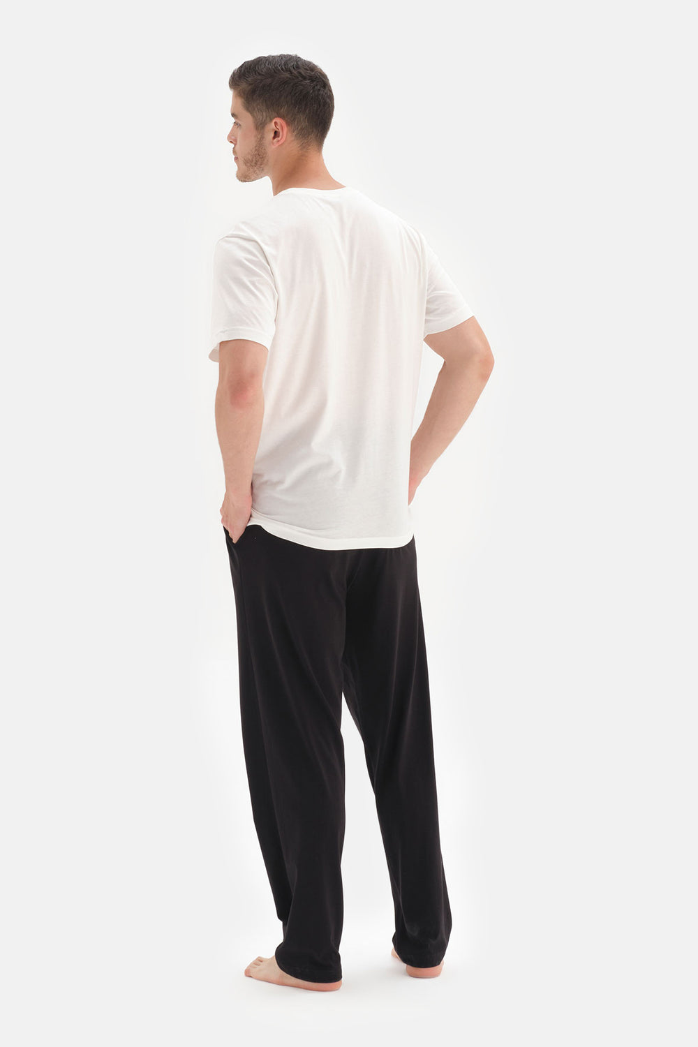 BLACK PYJAMA BOTTOM