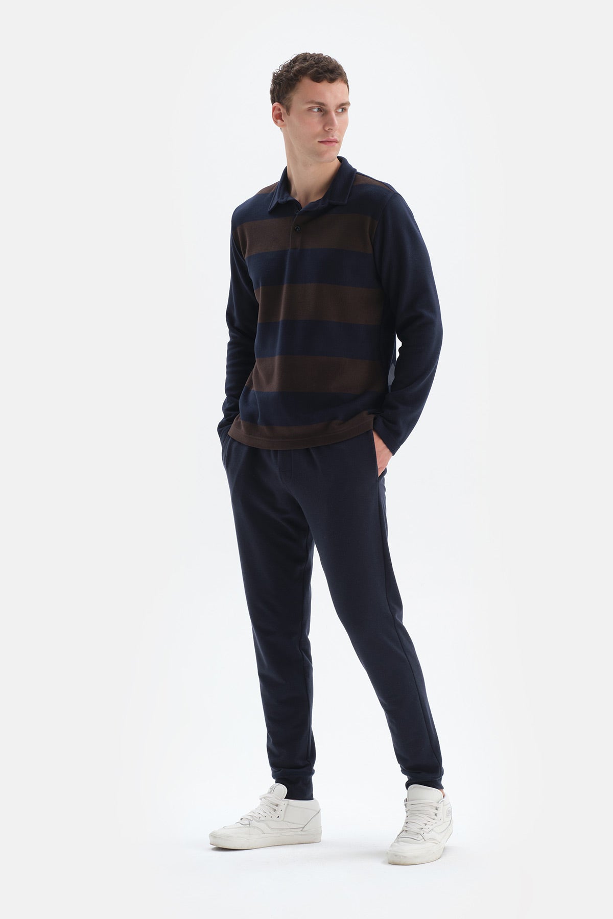 NAVY PYJAMA BOTTOM