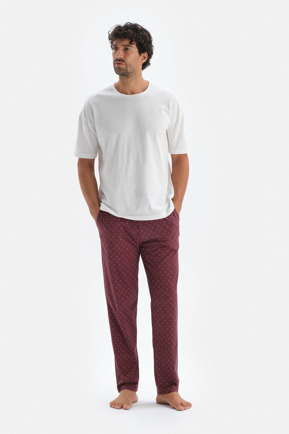 BORDEAUX PYJAMA BOTTOM