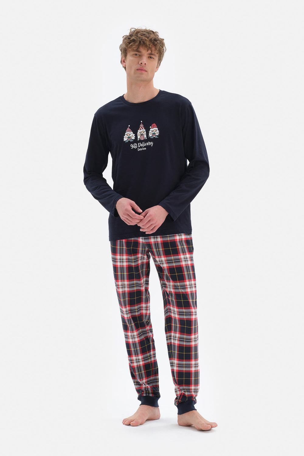 NAVY PYJAMA BOTTOM