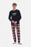 NAVY PYJAMA BOTTOM