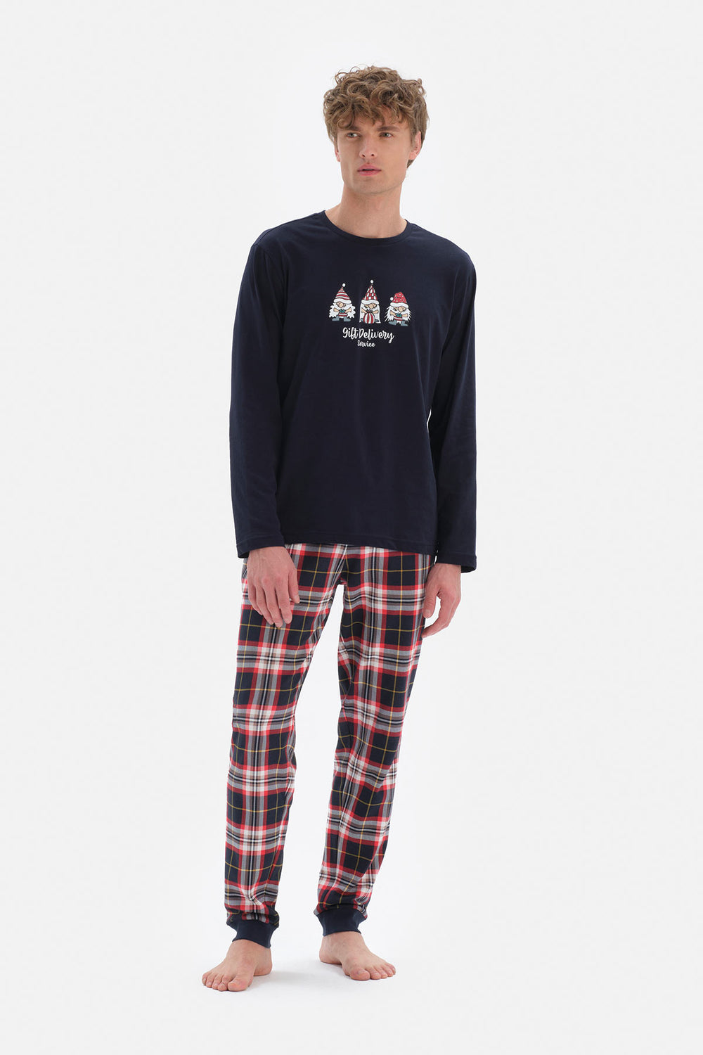 NAVY PYJAMA BOTTOM