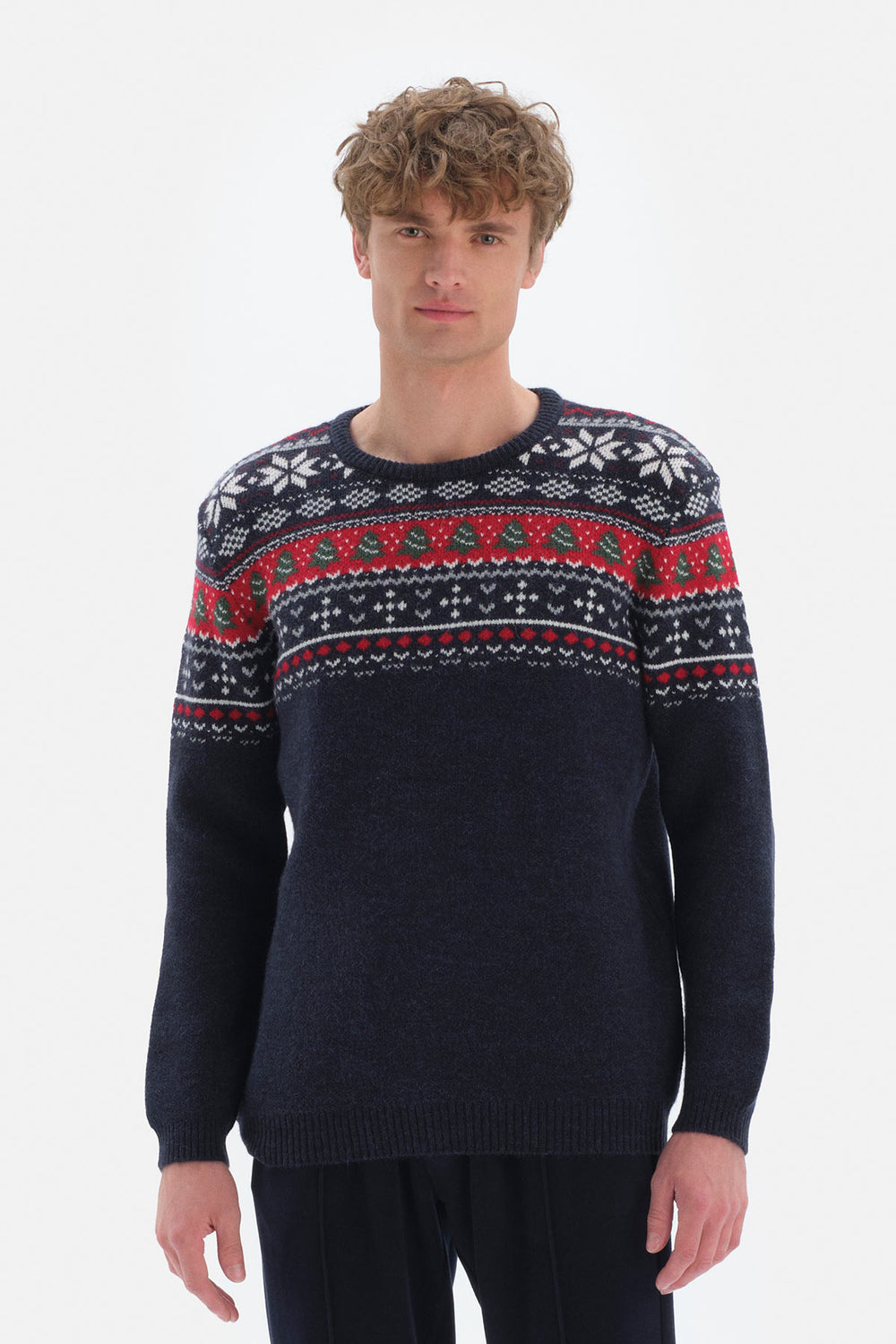 NAVY PULLOVER