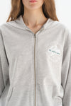 GREY MELANGE SWEATSHIRT