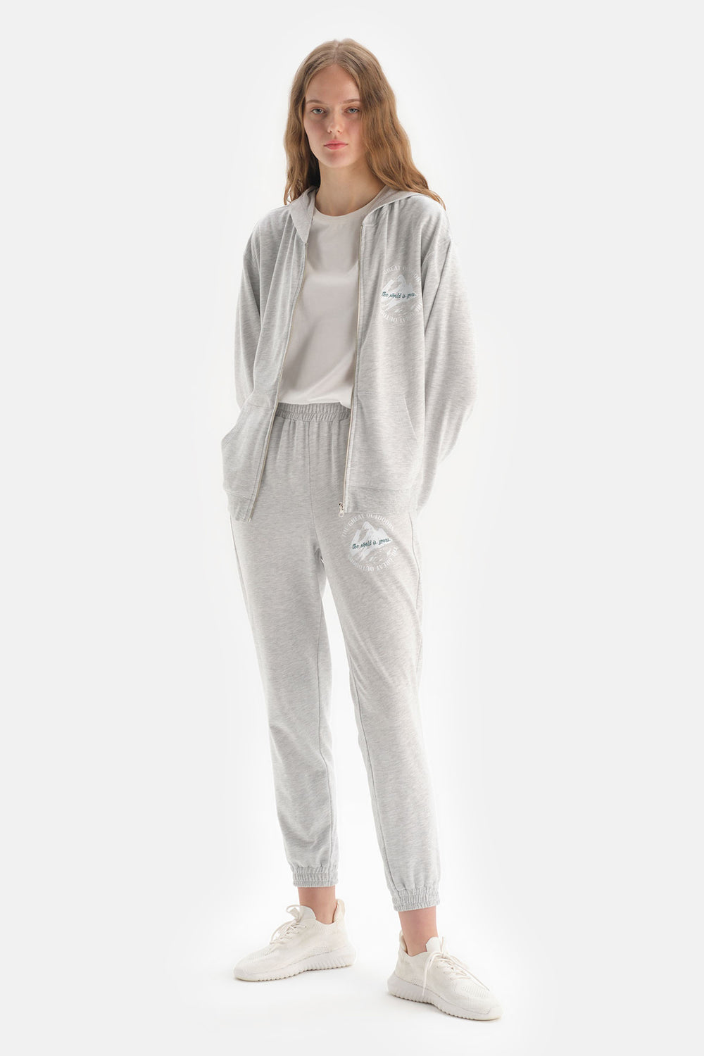 GREY MELANGE SWEATSHIRT