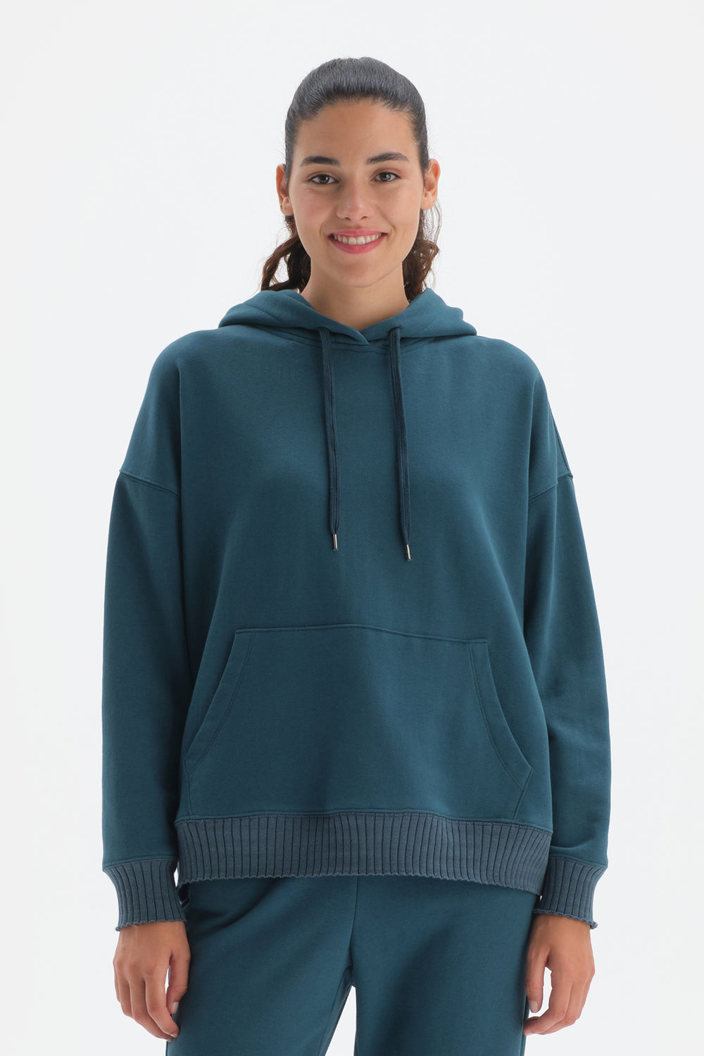 TEAL SWEATSHIRT