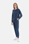 NAVY PYJAMA BOTTOM