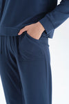 NAVY PYJAMA BOTTOM
