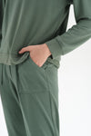 GREEN PYJAMA BOTTOM