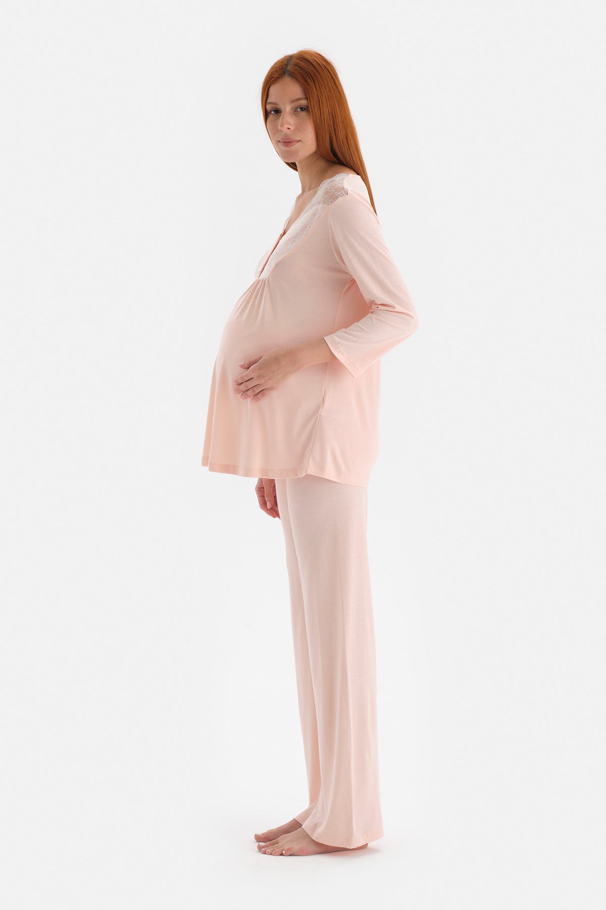 SALMON PYJAMA SET