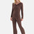 BROWN PYJAMA SET