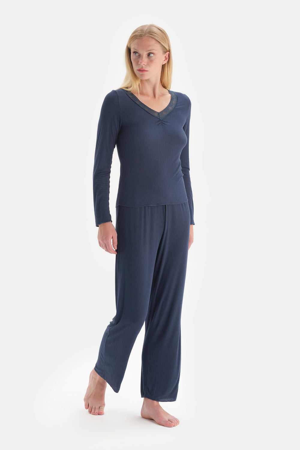 NAVY PYJAMA SET