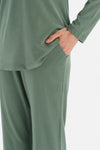 GREEN PYJAMA SET