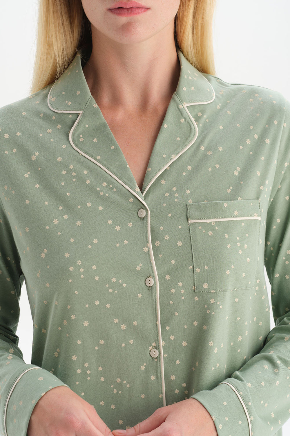 GREEN PYJAMA SET