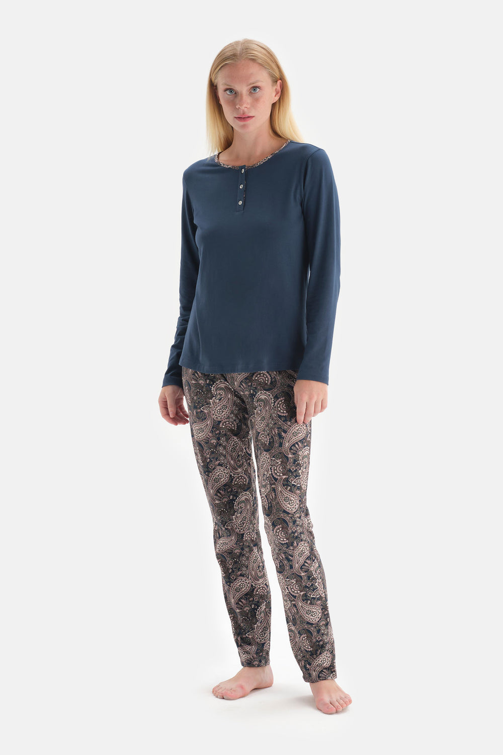 NAVY PYJAMA SET