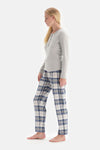 GREY MELANGE PYJAMA SET