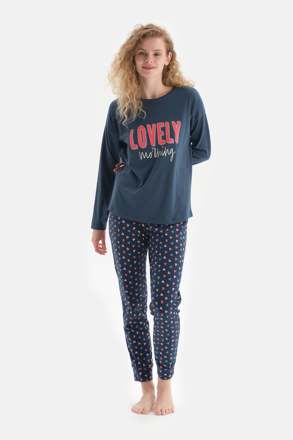 NAVY PYJAMA SET