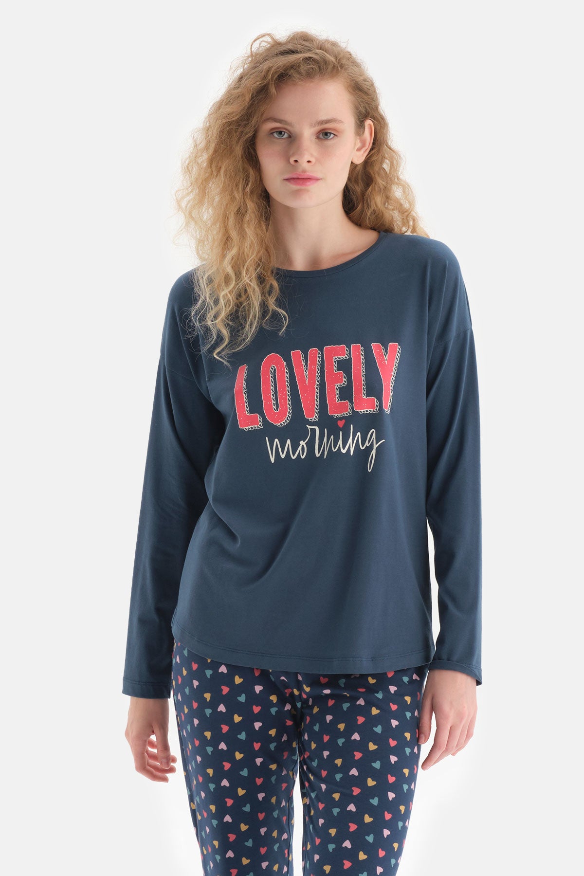 NAVY PYJAMA SET