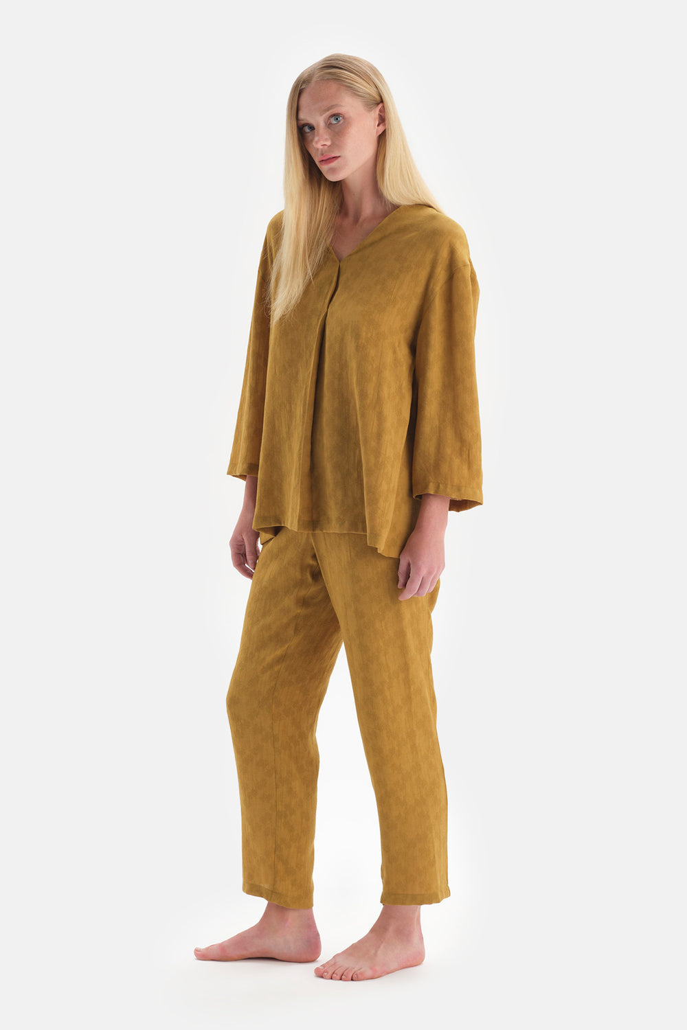 MUSTARD PYJAMA SET