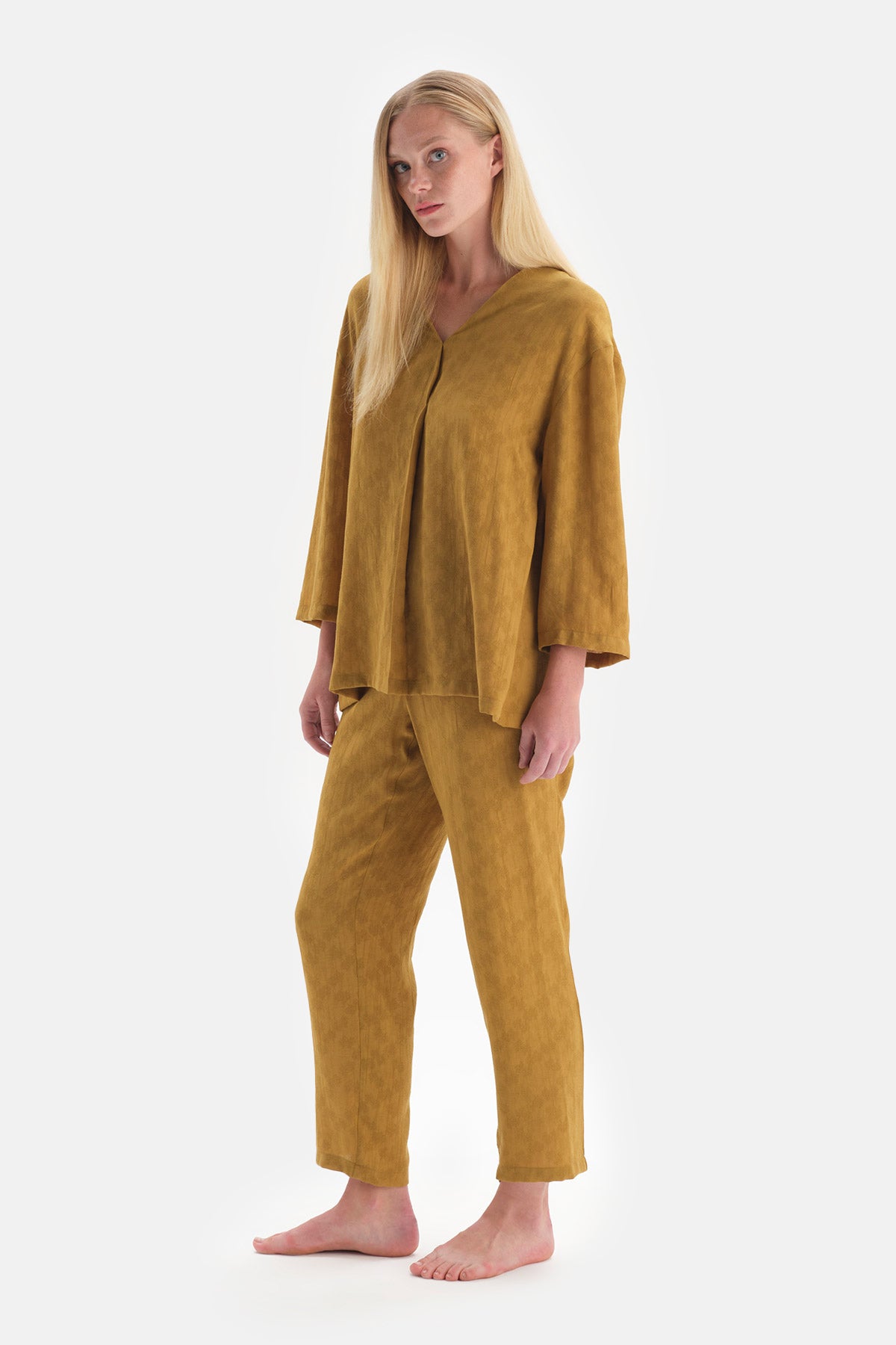 MUSTARD PYJAMA SET