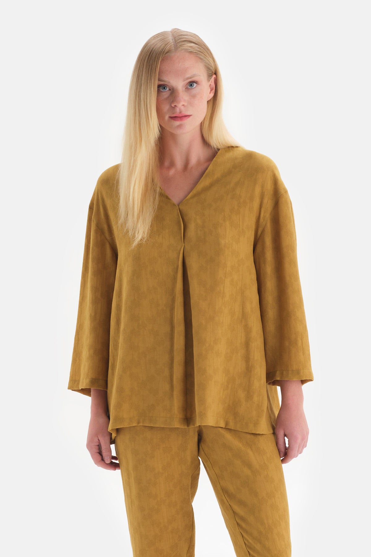MUSTARD PYJAMA SET