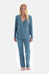 BLUE PYJAMA SET