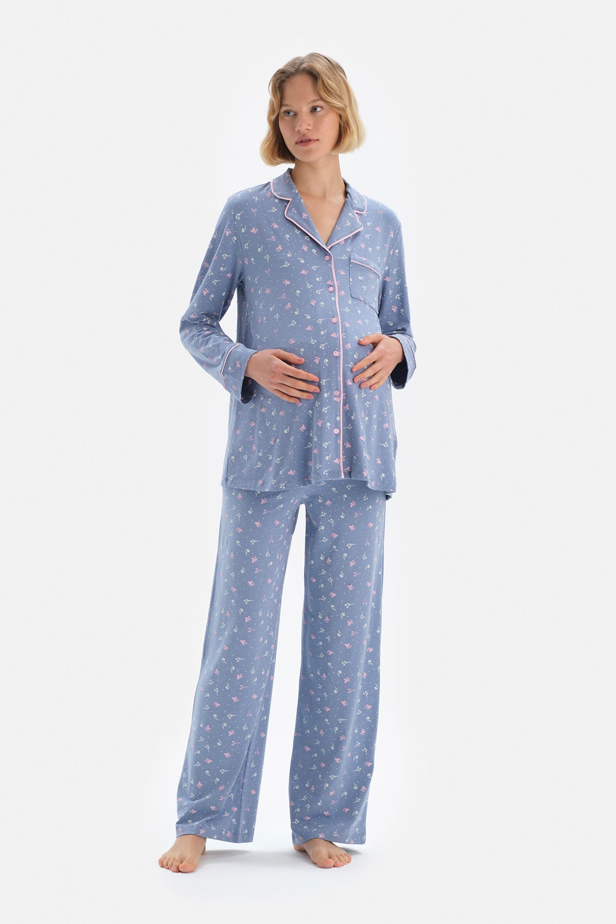BLUE PYJAMA SET