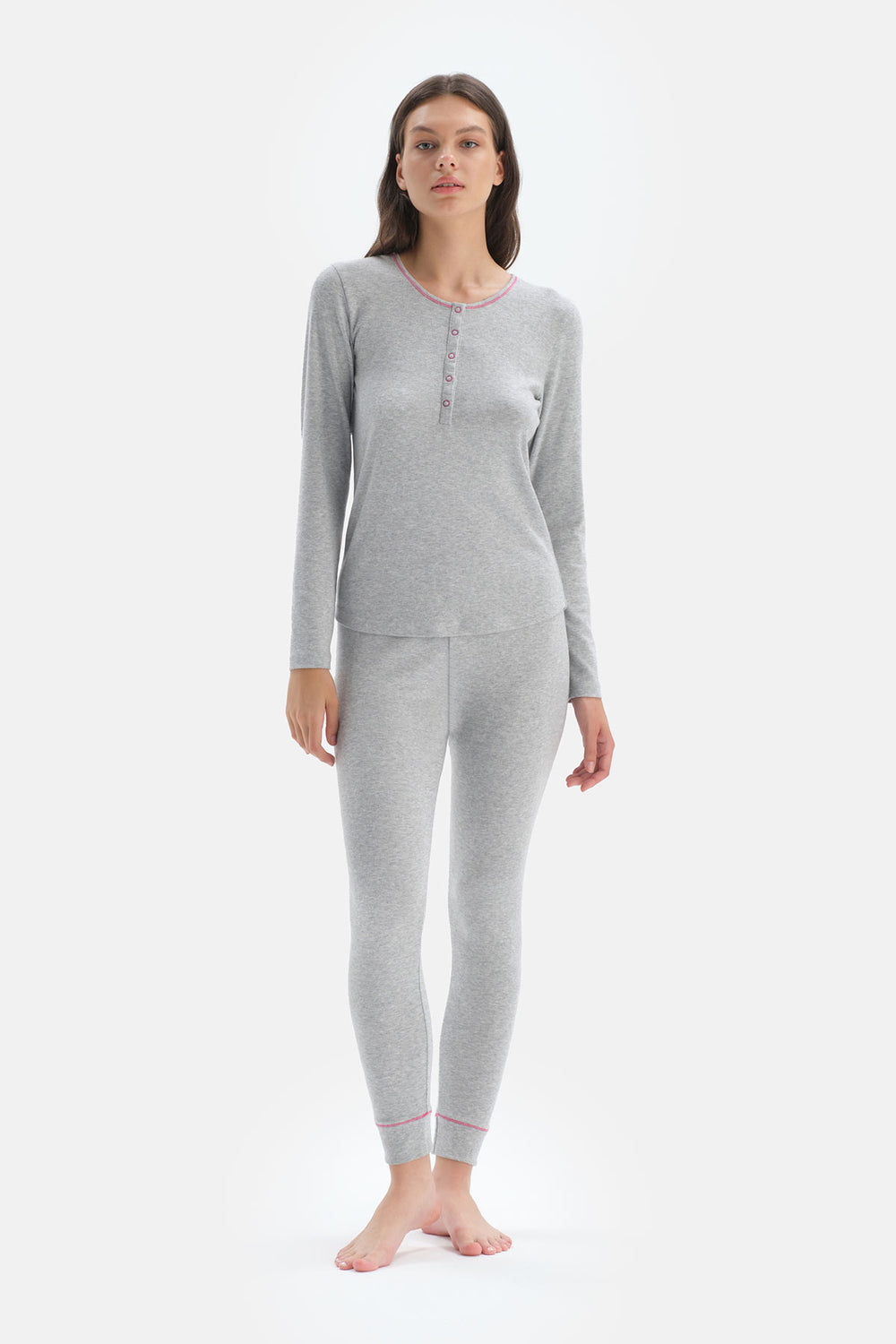 LIGHT GREY PYJAMA SET