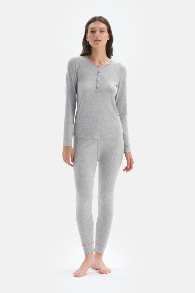 LIGHT GREY PYJAMA SET