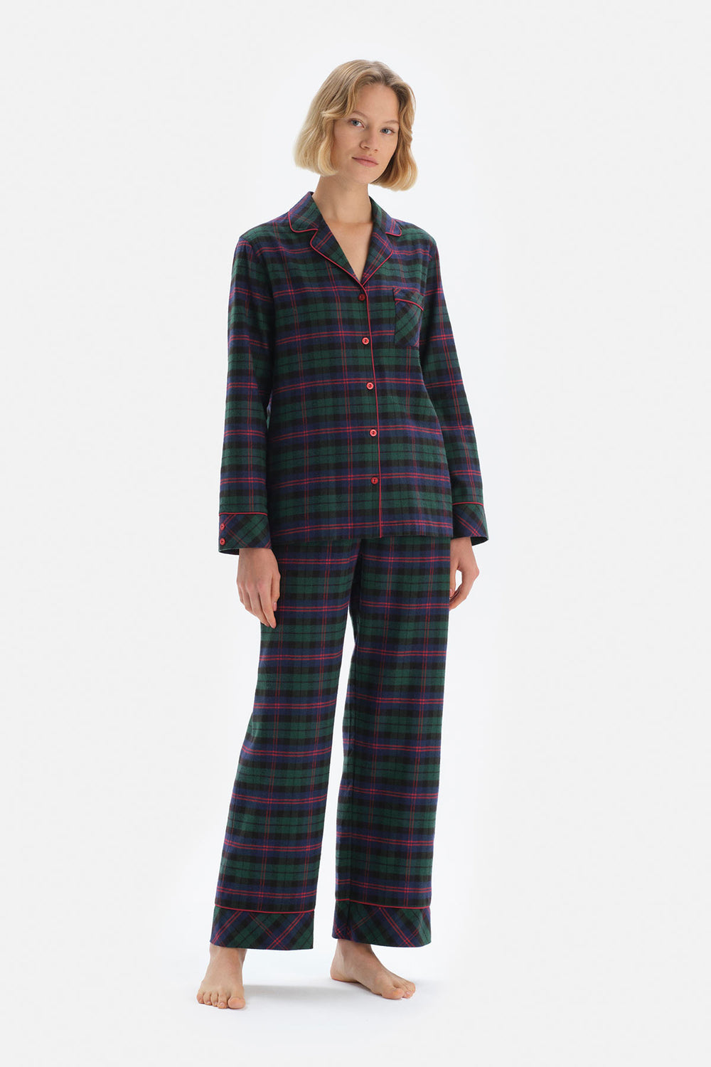 GREEN PYJAMA SET