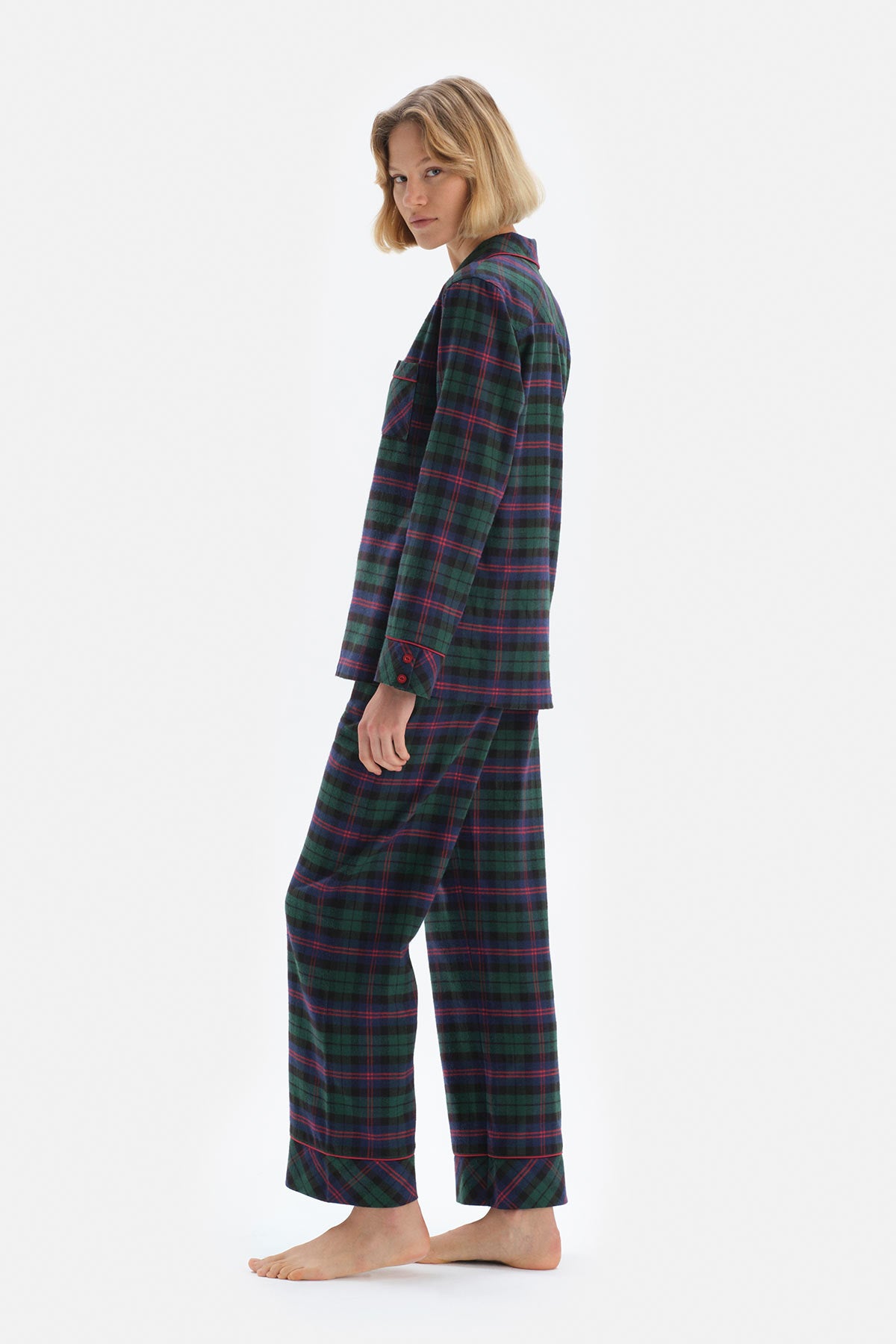 GREEN PYJAMA SET