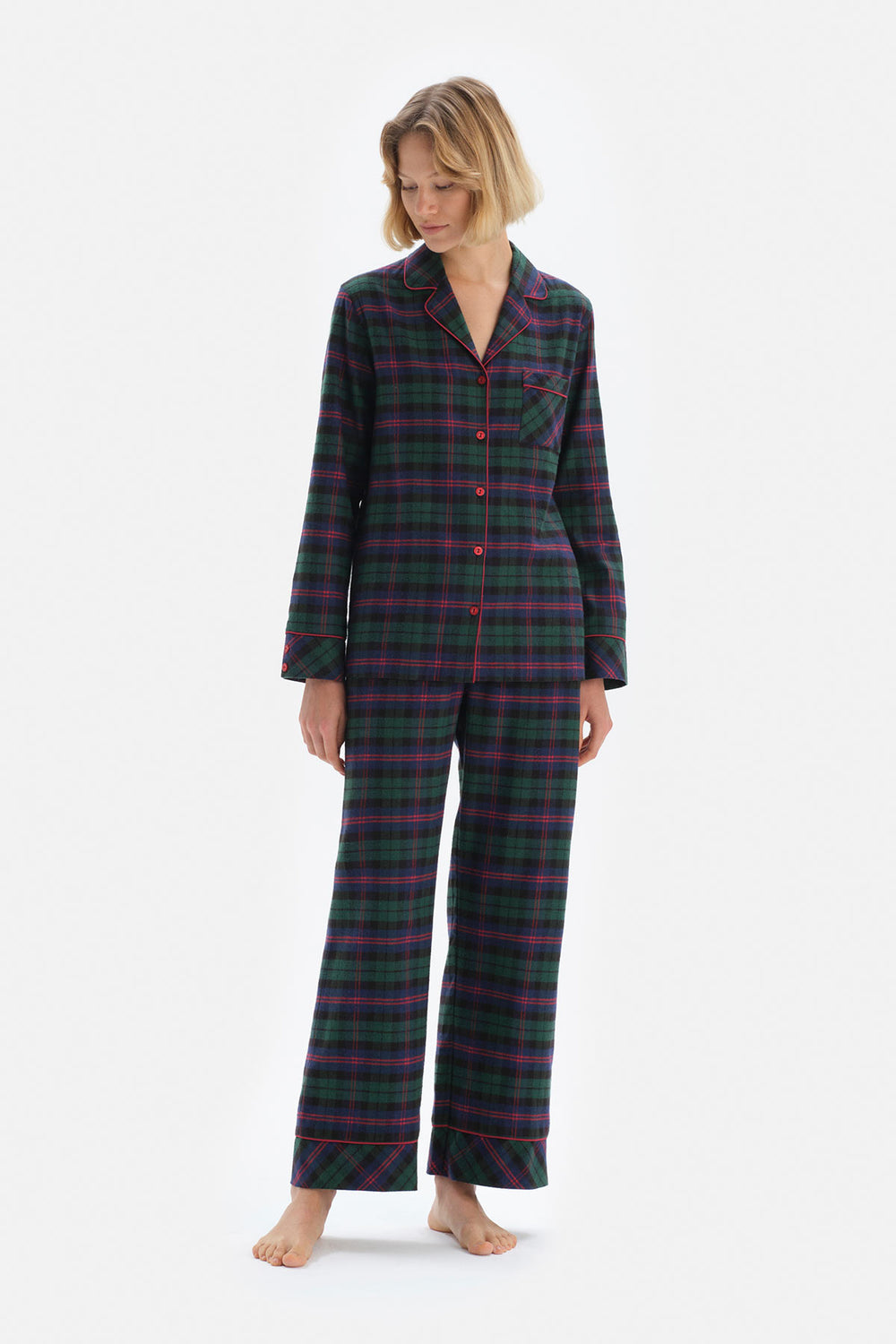 GREEN PYJAMA SET