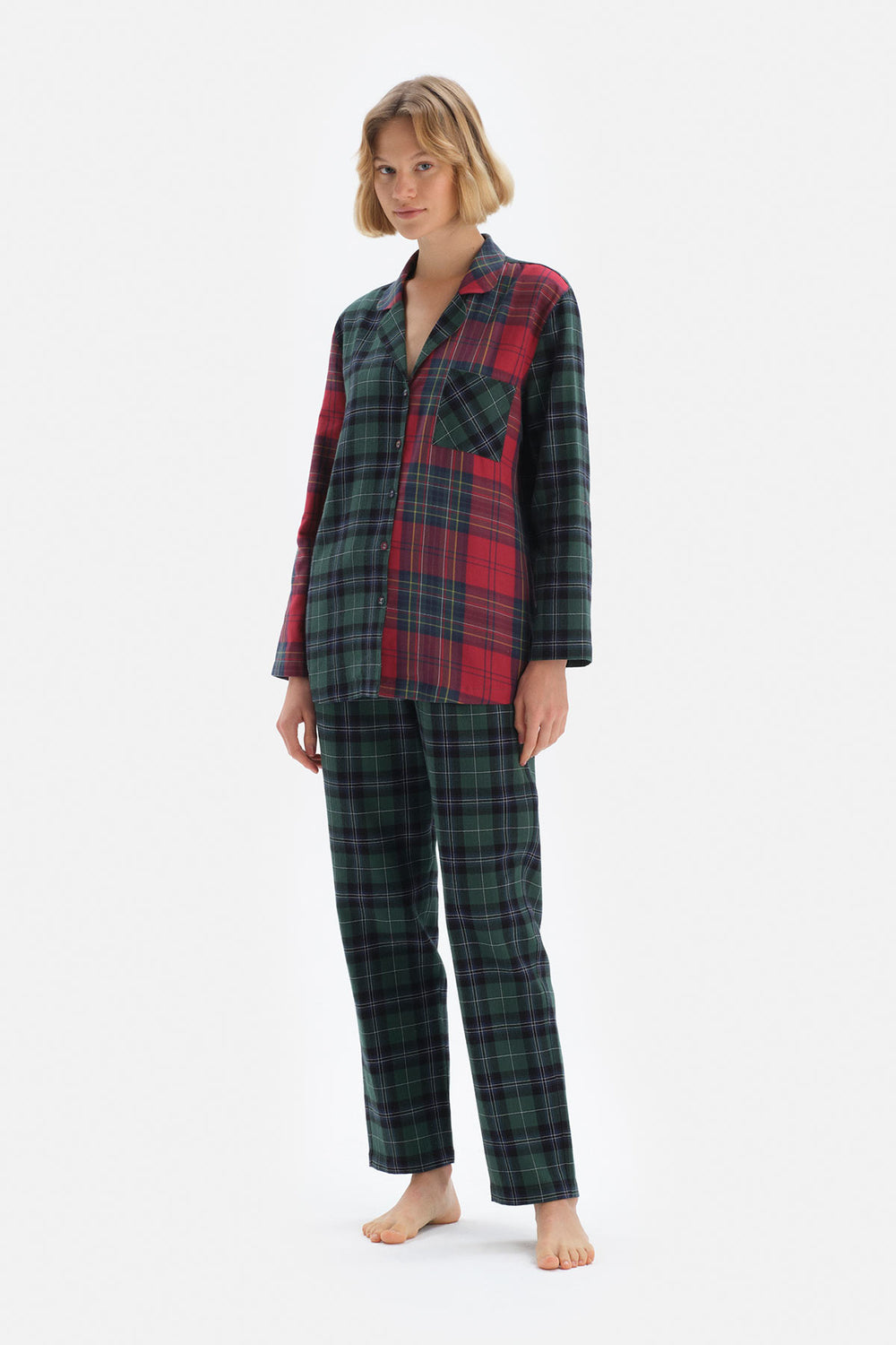 GREEN PYJAMA SET