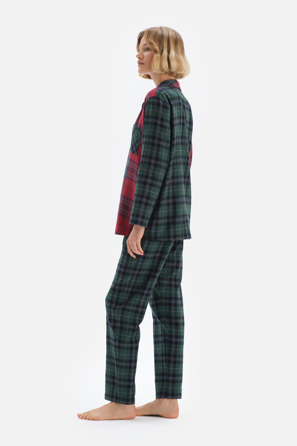 GREEN PYJAMA SET