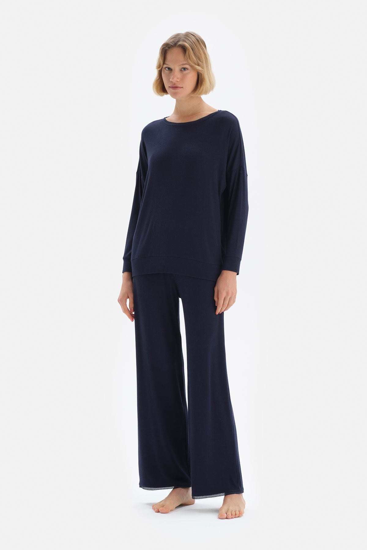 NAVY PYJAMA SET
