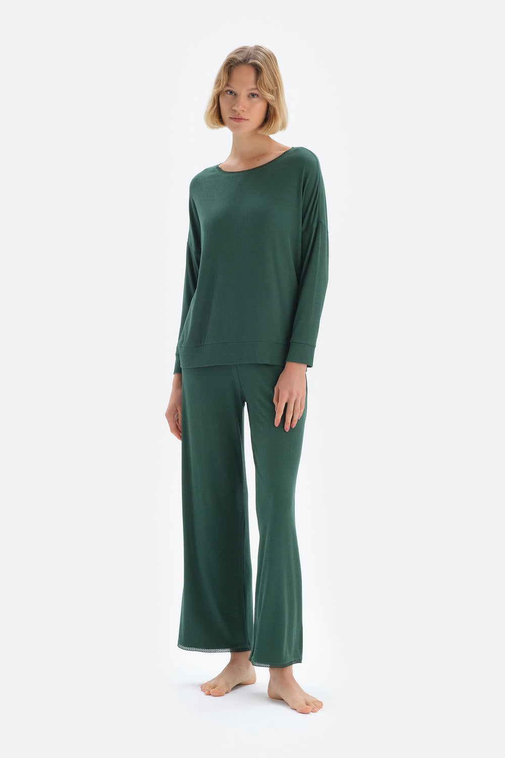 GREEN PYJAMA SET