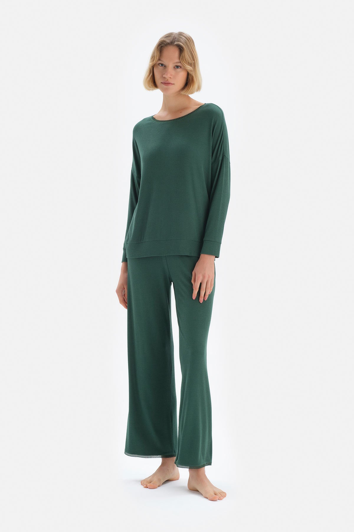 GREEN PYJAMA SET
