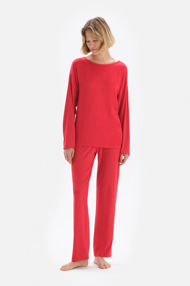 RED PYJAMA SET
