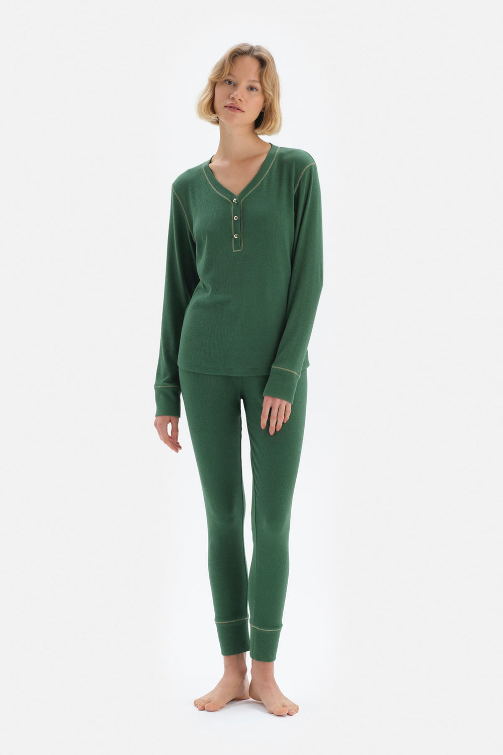GREEN PYJAMA SET