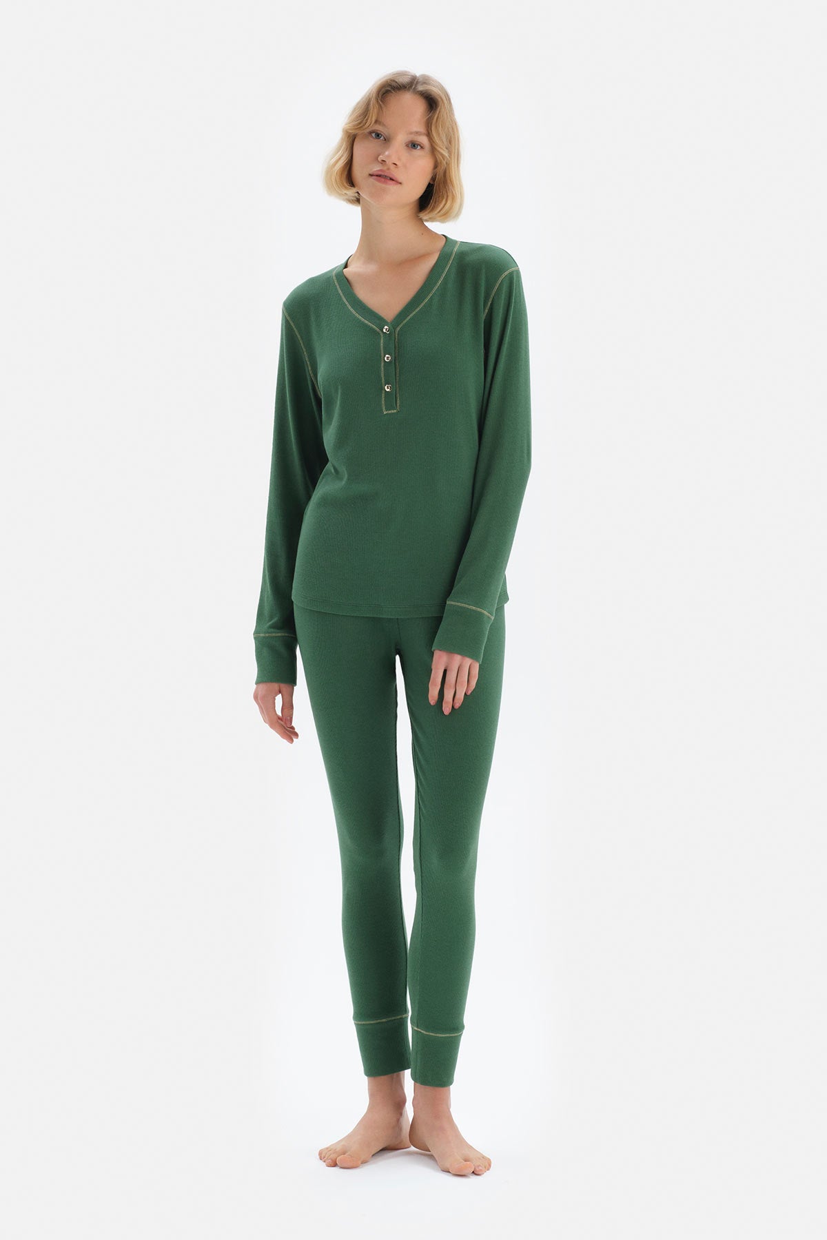GREEN PYJAMA SET
