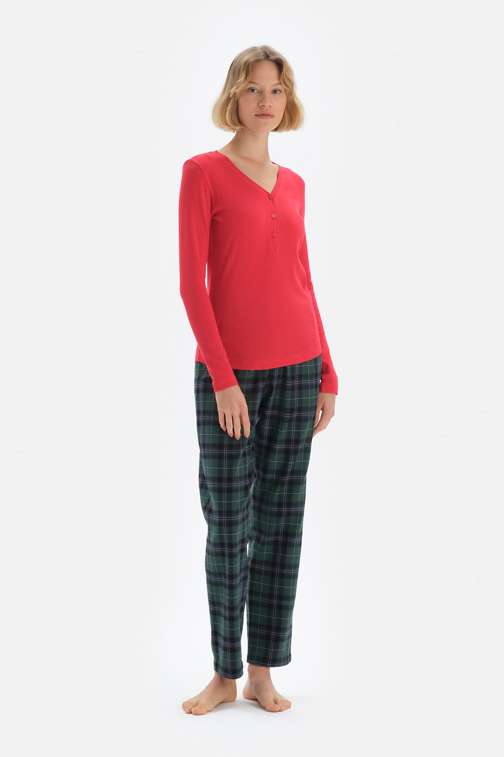 RED PYJAMA SET