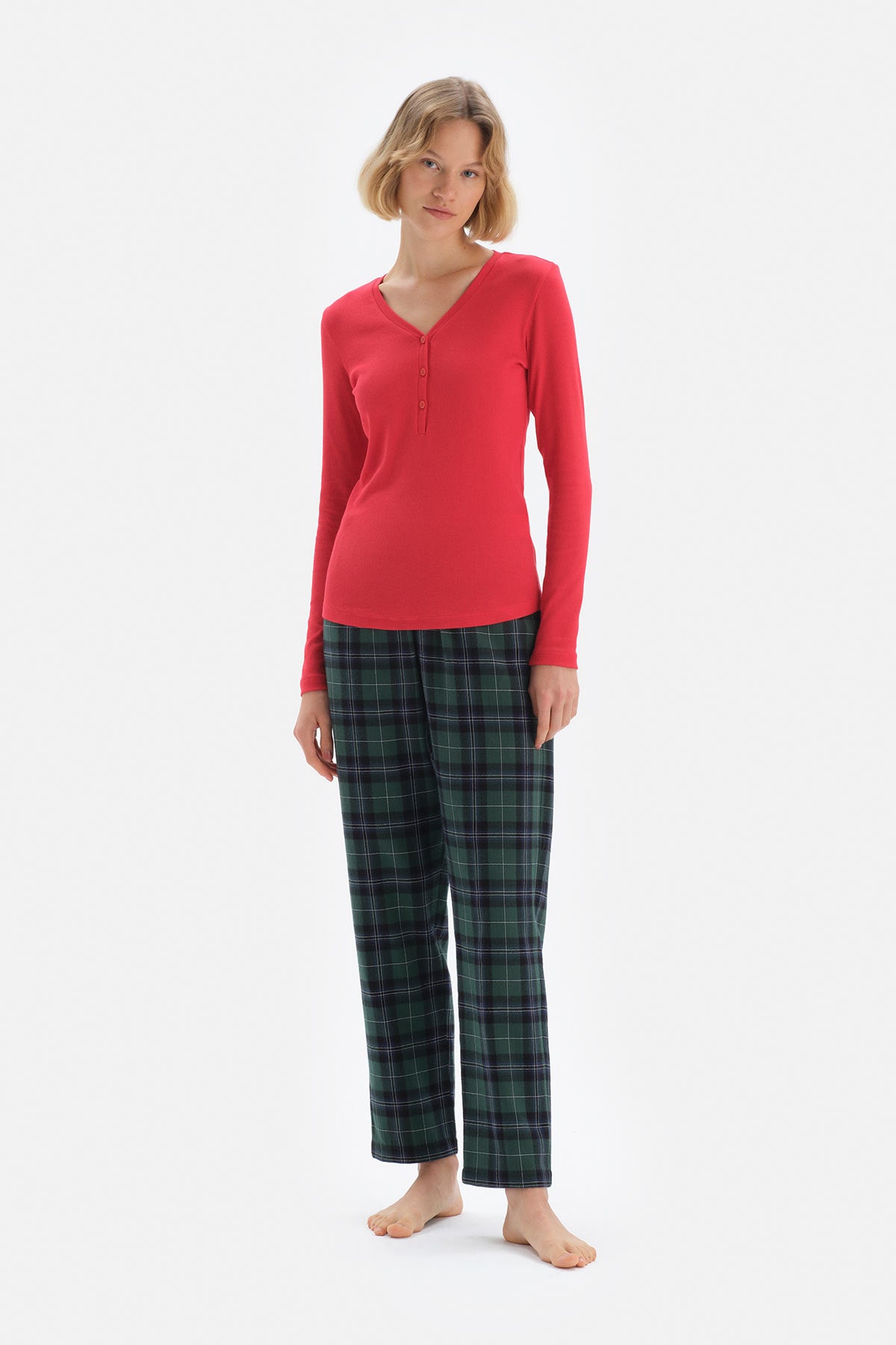 RED PYJAMA SET