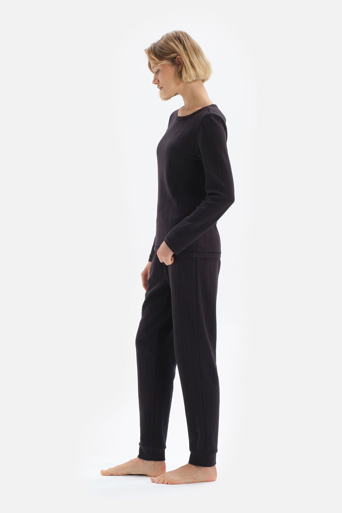 BLACK PYJAMA SET