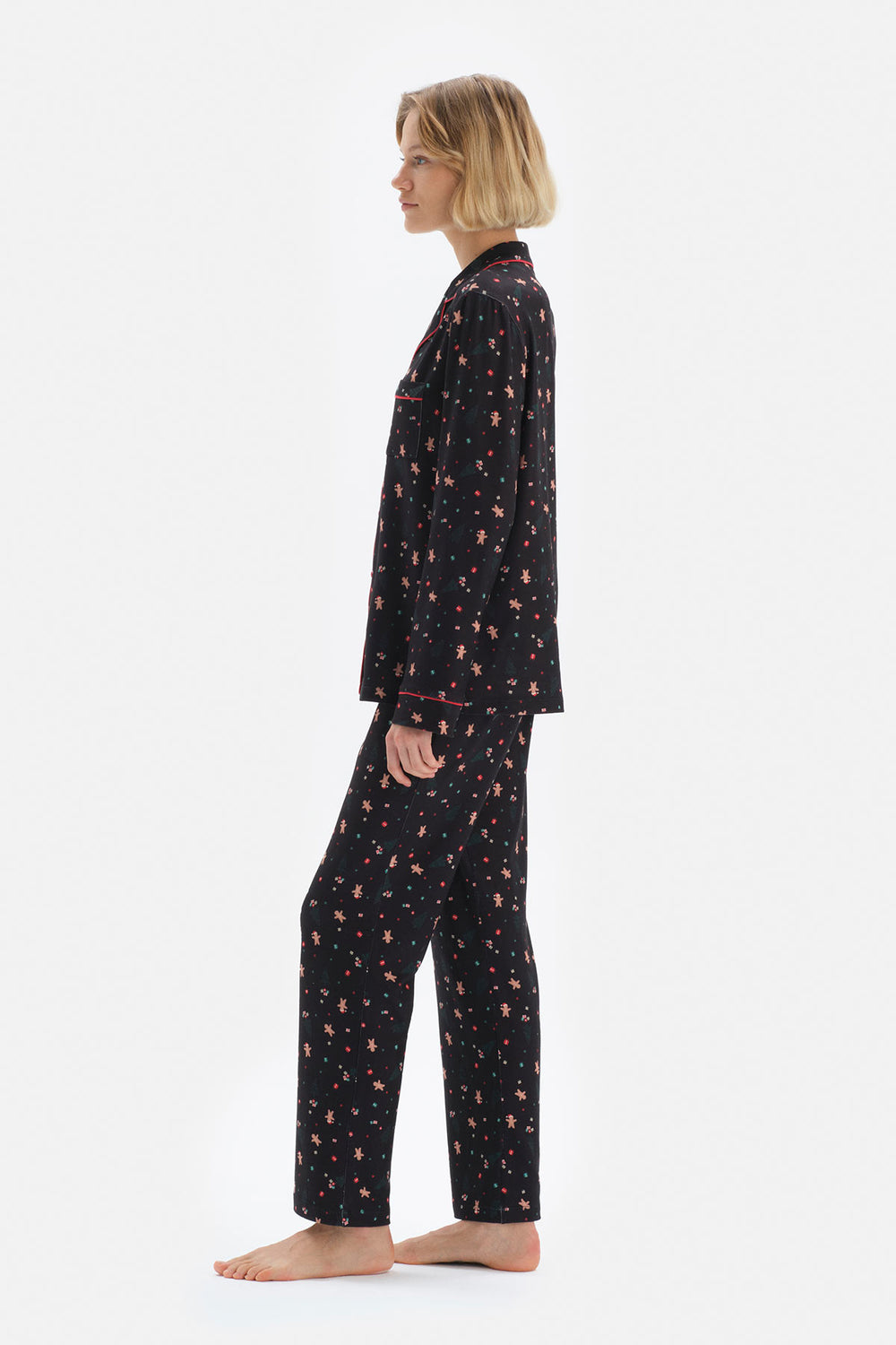 BLACK PYJAMA SET