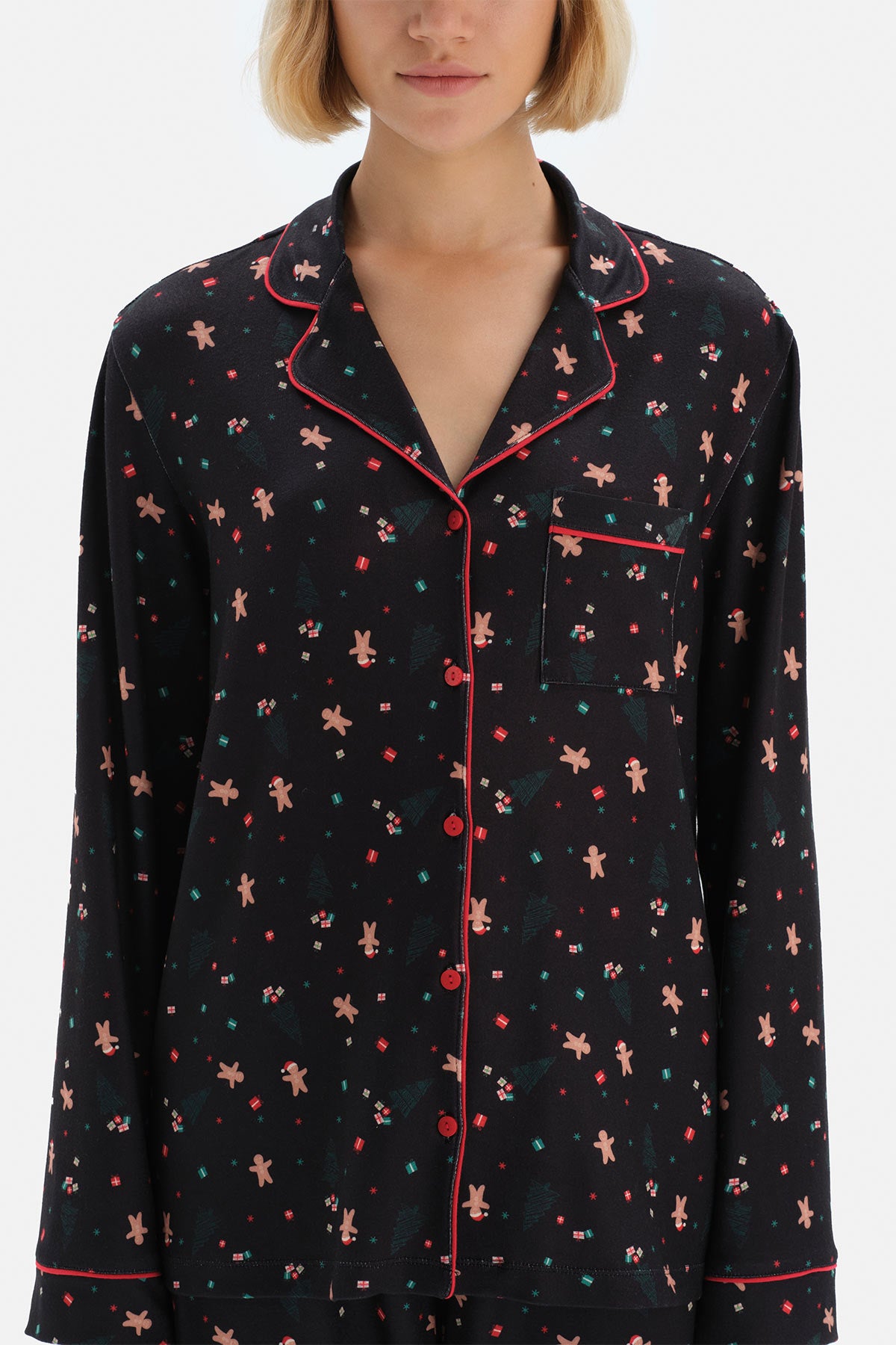 BLACK PYJAMA SET