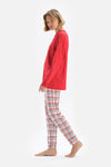 RED PYJAMA SET